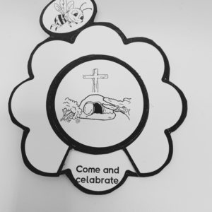 Easter flower invitation