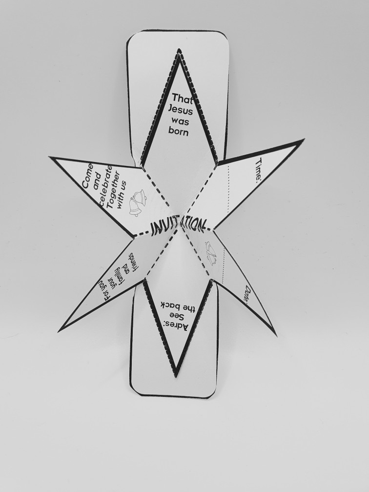 Christmas Invitation Star